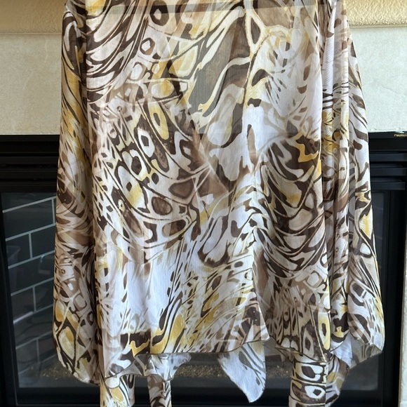 Ashley Stewart Wrap Tie Blouse chiffon  - Plus Size 20 - Picture 4 of 6